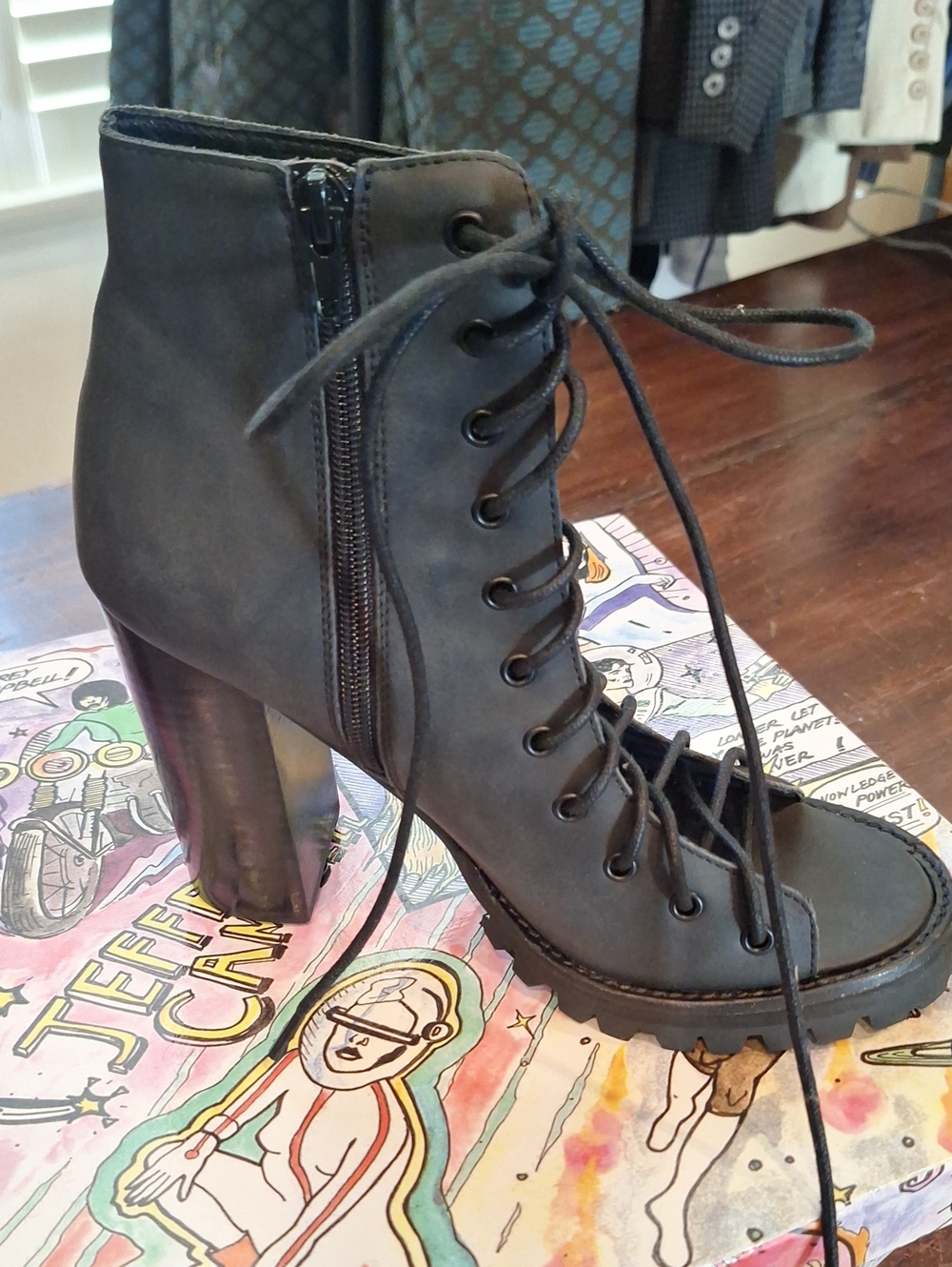 Free People Lace up  Bootie new in Box